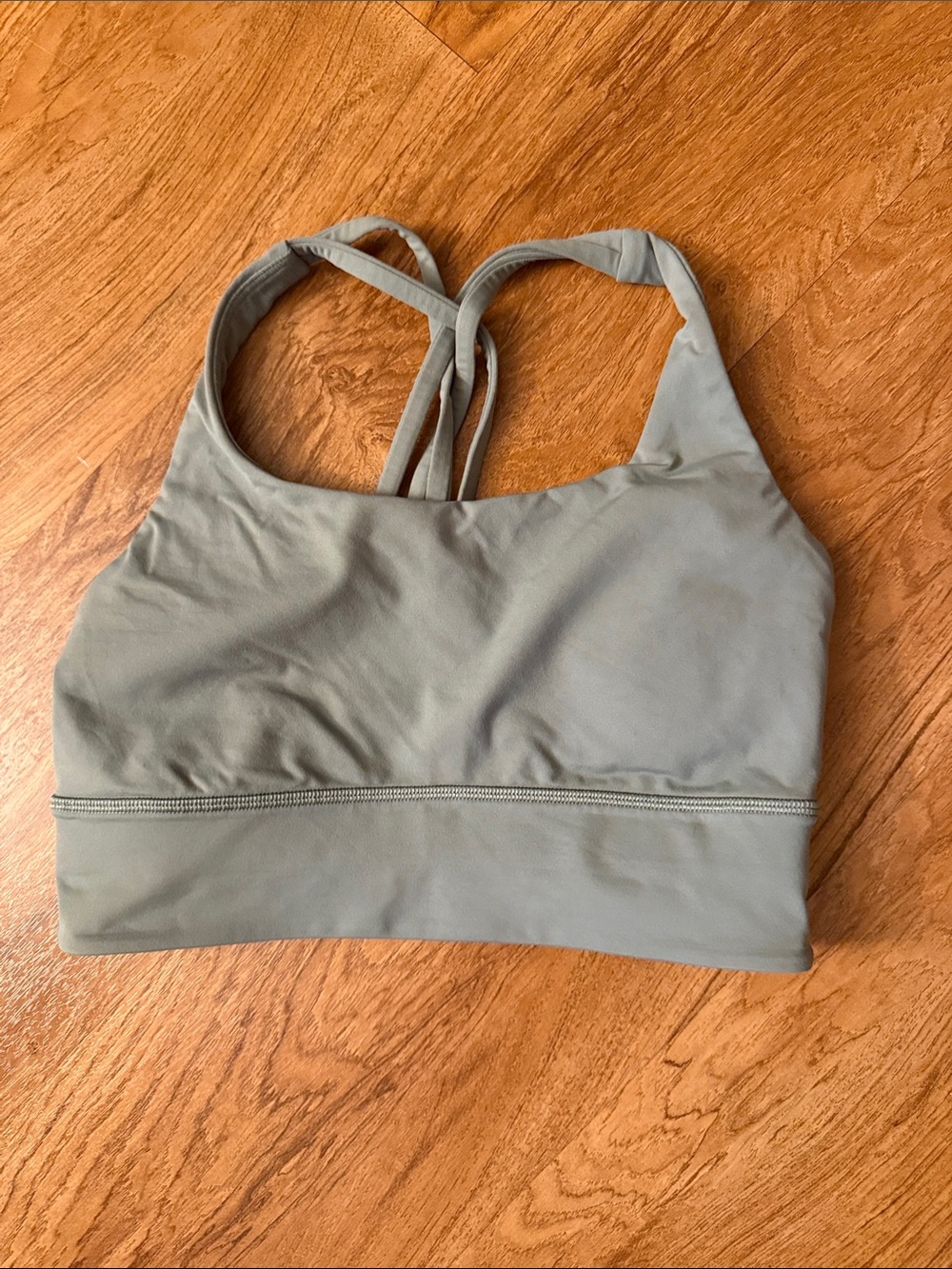 lululemon athletica Sage Green Strappy Sports Bra